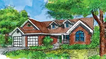 image of small modern house plan 6546